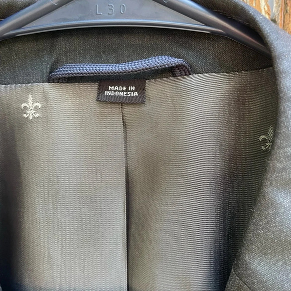 Franco‎ Lanzetti Dark Grey Men’s Blazer Sport Coat 44L excellent condition - Picture 4 of 14